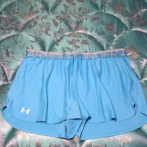 XL Light Blue Under Armour shorts